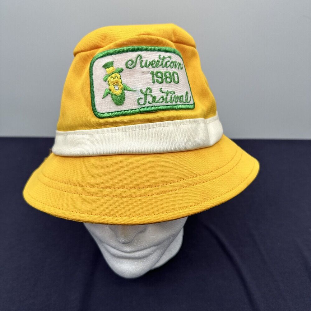 Vintage 1980 Sweet Corn Festival Imperial Caps Inc Size 7 1/4-7 5/8 Union USA